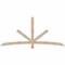 Ekena Millwork Alberta Smooth Timber Gable Bracket, Douglas Fir, 84"W x 38"H x 1 1/2"D x 3 1/2"F, 11/12 Pitch GBW084X38X0204ALB00SDF - alternate 1